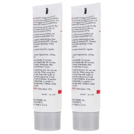 Elta MD UV Sheer Broad Spectrum SPF 50+ 1.7 oz 2 Pack image {4}