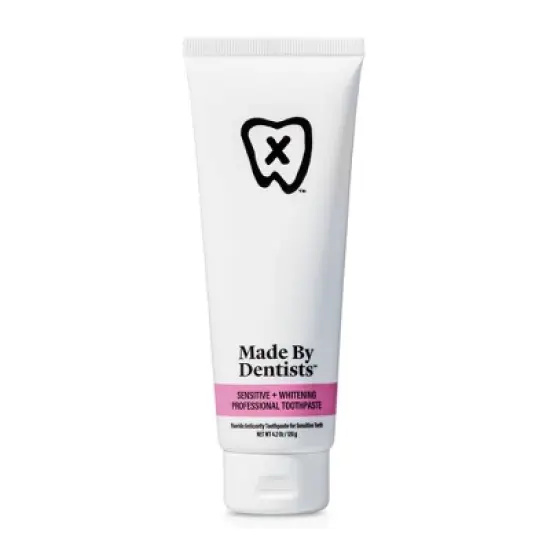 Made By Dentists Sensitive + Whitening Toothpaste - Fluoride Anticavity Toothpaste - Fresh Mint Flavor - 4.2oz image {1}