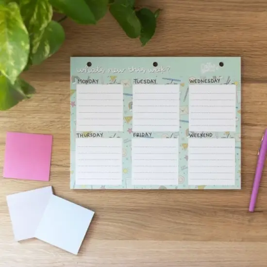 Undated School Doodle Weekly Deskpad - Callie Danielle image {3}