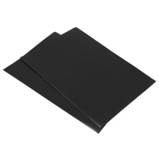 Unique Bargains Plastic Reusable Home Office Travel L Type Folders 12 Pcs image {4}