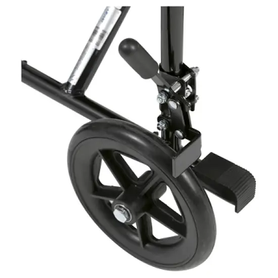 Drive Medical Lightweight Transport Wheelchair - 17&Prime; Seat, Folding Frame - Black image {5}