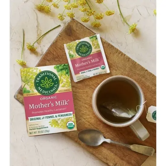 Traditional Medicinals Organic Mother's Milk Herbal Tea - 16ct image {4}