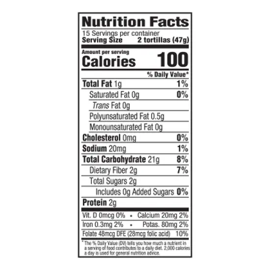 Mission Super Soft White Corn Tortillas - 25oz/30ct image {3}