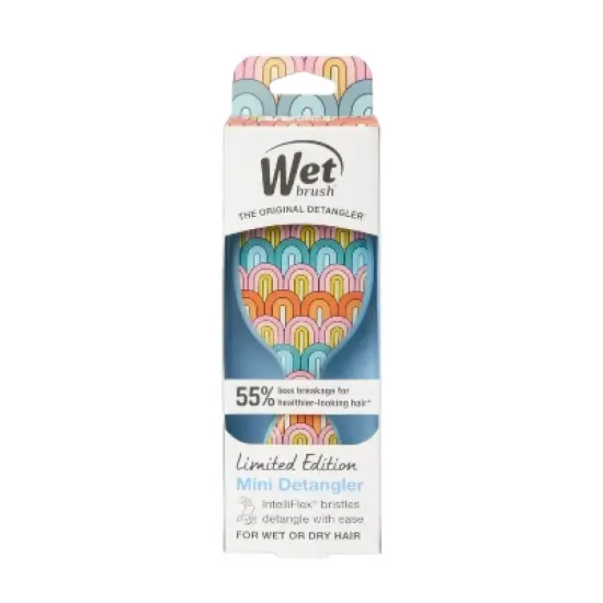 Wet Brush Original Detangling Mini Hair Brush - Endless Summer Rainbow - Limited Edition image {5}