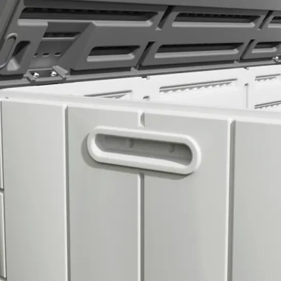 Yardgrace Multi Functional Outdoor Storage Box with Wheel Options image {10}