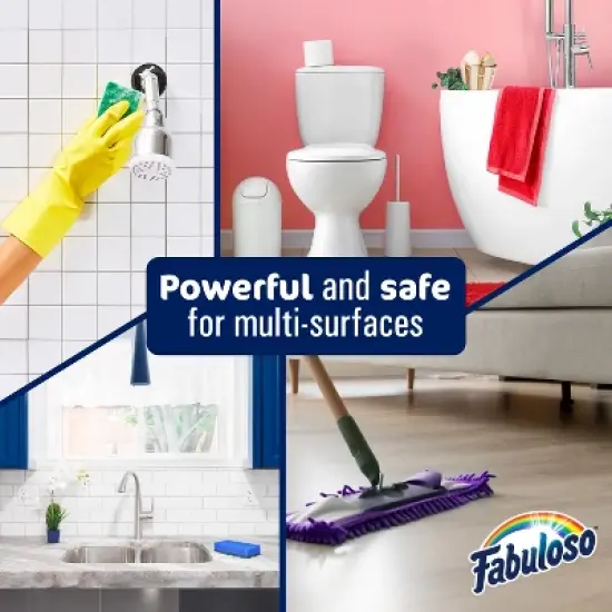Fabuloso Peach Multi-Purpose Cleaner 2X Concentrated Formula Floor Cleaner - 56 fl oz image {4}
