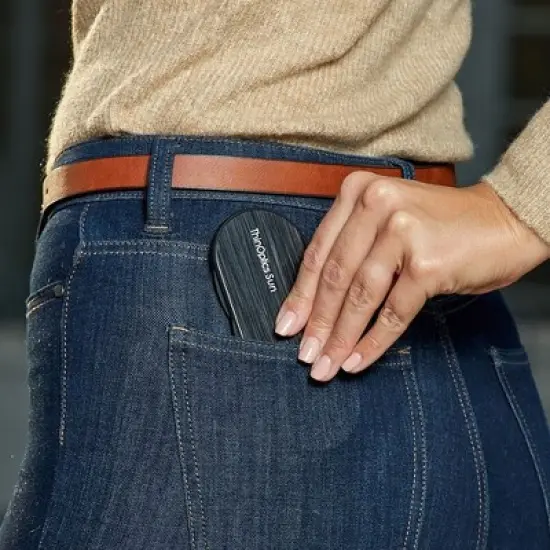 ThinOptics Mountain View Aviator Sunglasses with Aluminum Case image {4}