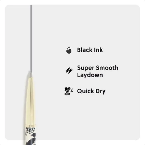 U Brands 2ct Avalon Gel Pens Refined Roots image {4}