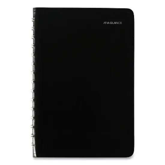 DayMinder Daily Appointment Book, 8 x 5, Black Cover, 12-Month (Jan to Dec): 2026 image {2}