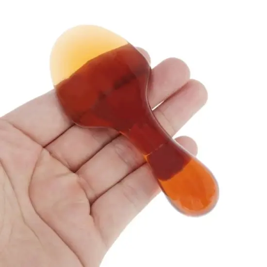 Unique Bargains Spoon-shaped Gua Sha Facial Massage Beauty Tool 1 Pc image {3}