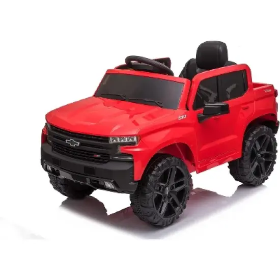 12V Kids Ride-On Truck, Electric Vehicle for Toddlers, Remote Control, MP3/Bluetooth, LED Lights, Spring Suspension, Ride-On Toy for Boys Girls image {8}