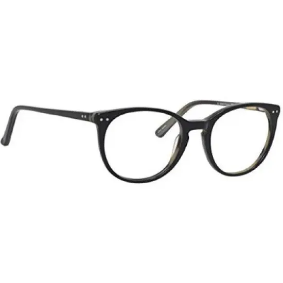 Ernest Hemingway H4699 Unisex Oval Frame Reading Eyeglasses in Black/Olive 51 mm image {2}