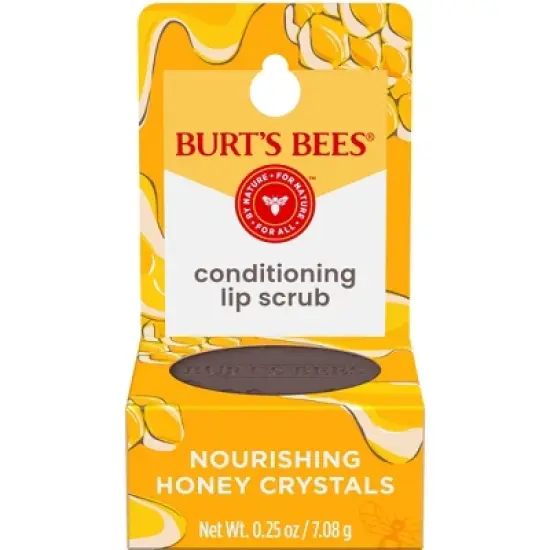 Burt's Bees Natural Conditioning Lip Scrub with Exfoliating Honey Crystals - 0.25oz image {7}