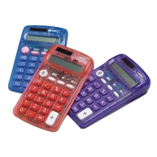 Learning Advantage CTU7506 8 Digit Display Student Calculator image {1}