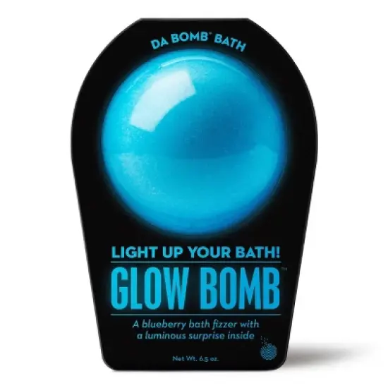 Da Bomb Bath Glow Blue Bath bomb - 6.5oz image {7}