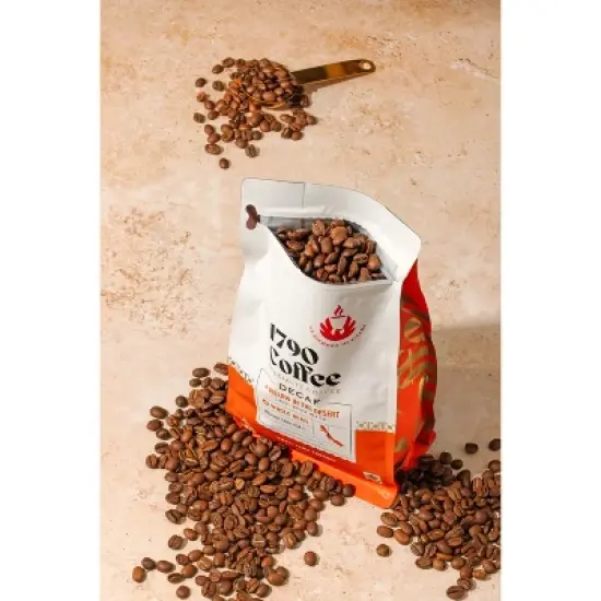 1790 Coffee A Pillow in the Desert Decaf Medium-Dark Roast Whole Bean Coffee &ndash; 12 oz image {2}