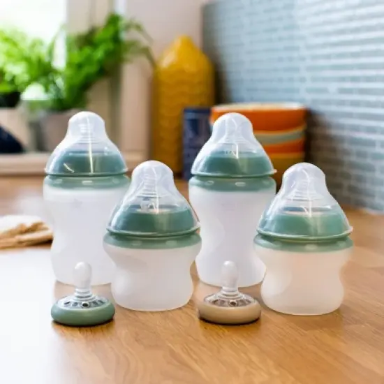 Tommee Tippee First Years Silicone Baby Bottle Set - 6ct image {1}