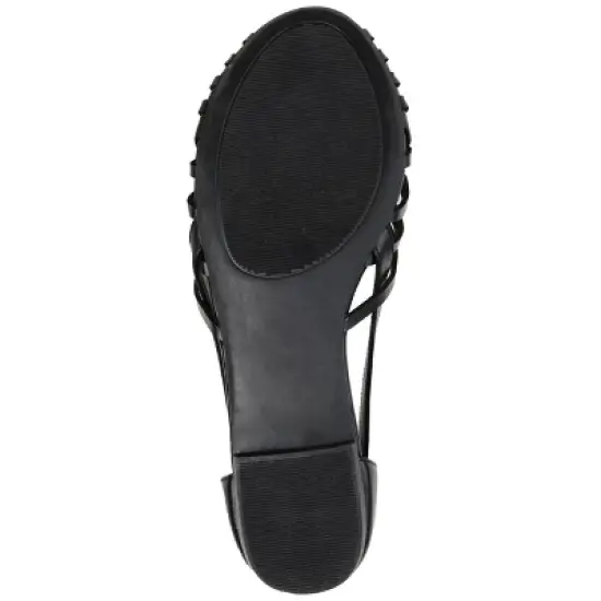 Journee Collection Womens Ekko Slip On Round Toe Ballet Flats image {4}