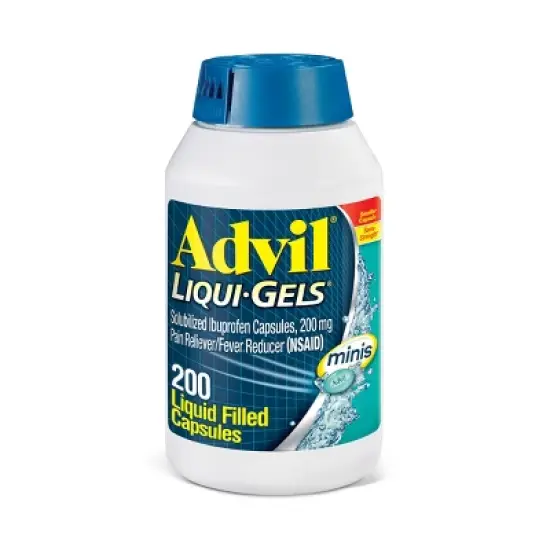 Advil Pain Reliever/Fever Reducer Liqui-Gel Minis - Ibuprofen (NSAID) image {12}