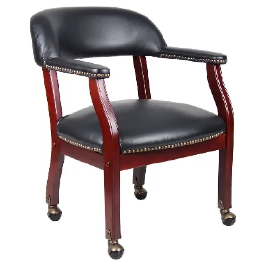 Captain's Chair with Casters - Boss Office Products image {5}