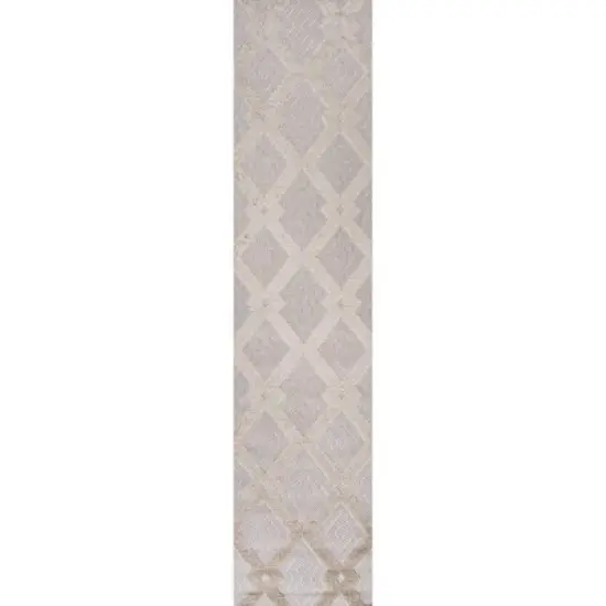 Duwun High-Low Pile Ogee Trellis Tone-on-Tone Indoor/Outdoor Area Rug  - JONATHAN Y image {1}