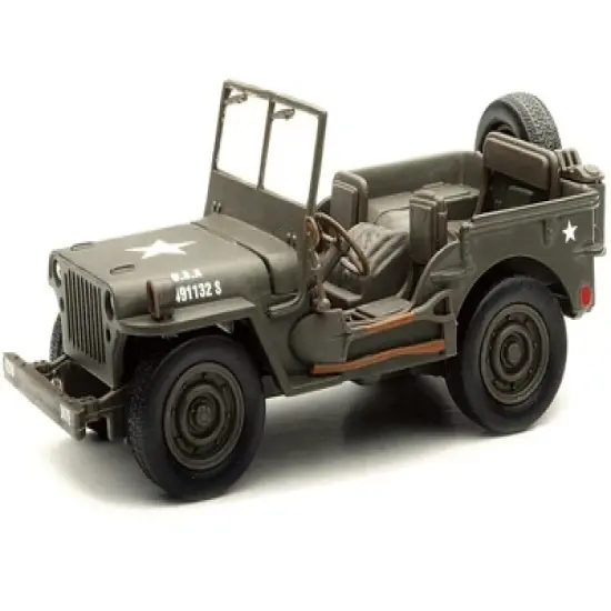 Jeep Willys U.S.A. Army Green 1/32 Diecast Model Car by New Ray image {1}