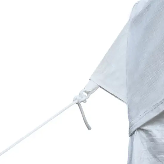 Outsunny 20' x 40' Large Outdoor Carport Canopy Party Tent with Removable Protective Sidewalls & Versatile Uses, White image {5}