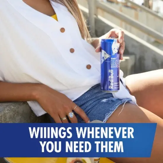 Red Bull Blue Edition Blueberry Energy Drink - 12 fl oz Can image {1}