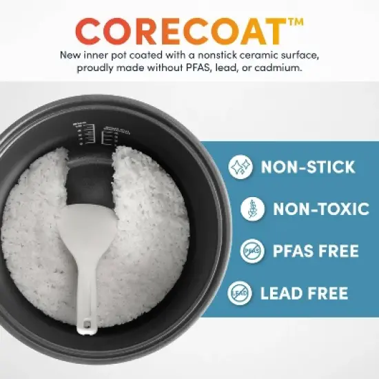 Aroma 20 Cup Digital Rice Cooker Black: Stainless Steel, Small Tray, Steamer for Food, Rice Maker, Removable Lid image {11}