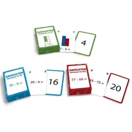 Junior Learning Subtraction Flashcards image {3}
