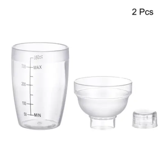 Unique Bargains Removable Plastic Boba Cocktail Shaker with Scales 2 Pcs image {2}