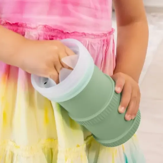 Re-Play 2pk Snack Stack with Trap and Travel Lid - Sage image {1}