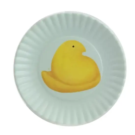 Tabletop 4.0 Inch Peeps "Paper" Plate Coasters , 4 Pc Set Melamine Easter Decor (4PC) image {5}