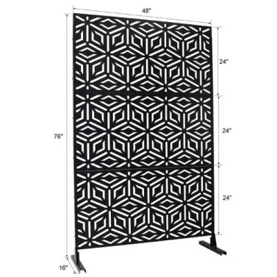 PAGED Patio Privacy Screen, Fence Privacy Screen for Deck Balcony Patio, Outdoor Privacy Screen Freestanding for Outside Lawn Garden image {2}
