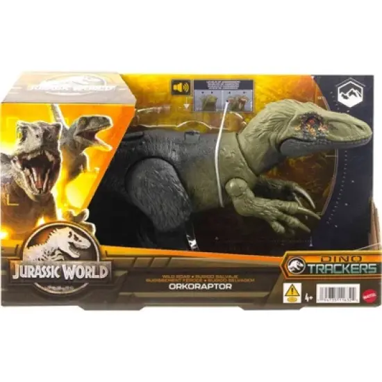 Jurassic World Dino Trackers Wild Roar Orkoraptor Action Figure image {1}