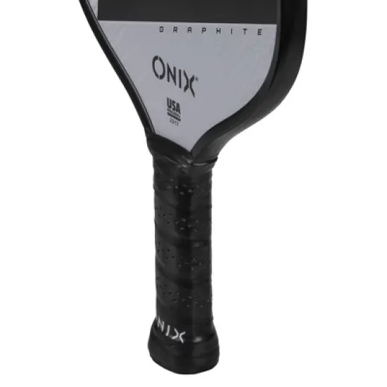 Onix 15.5'' Z5 Wide Body Pickleball Paddle - White: Graphite Core, 8.2 oz, 4" Grip image {1}