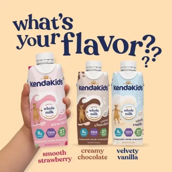 Kendakids Complete Nutrition Shake - Smooth Strawberry - 6pk/48oz image {11}