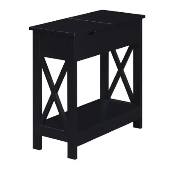 Oxford Flip Top End Table with Charging Station - Breighton Home image {8}