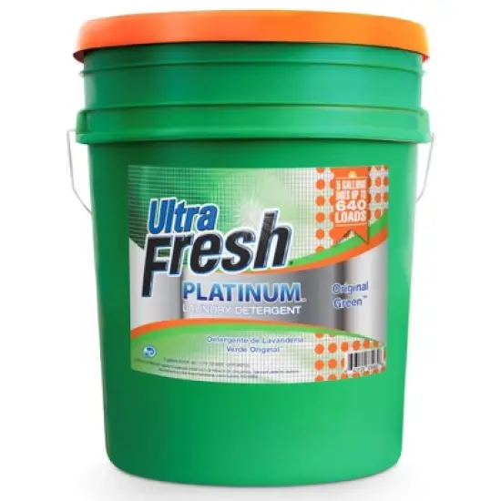 Ultra Fresh 3X Platinum 5 Gallon Laundry Detergent Liquid for All Machine Types with Easy Dispensing Pump, Up to 640 Loads image {7}