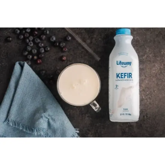 Lifeway Kefir Plain Low Fat Milk Smoothie - 32 fl oz image {2}