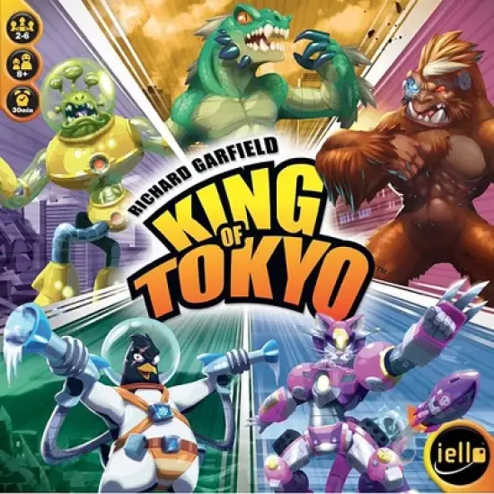 King of Tokyo: New Edition - IELLO Board Game, Ages 8+, 2-6 Players, 30 Min image {5}