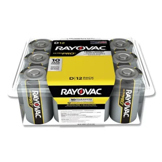 Rayovac Ultra Pro Alkaline D Batteries, 12/Pack image {4}