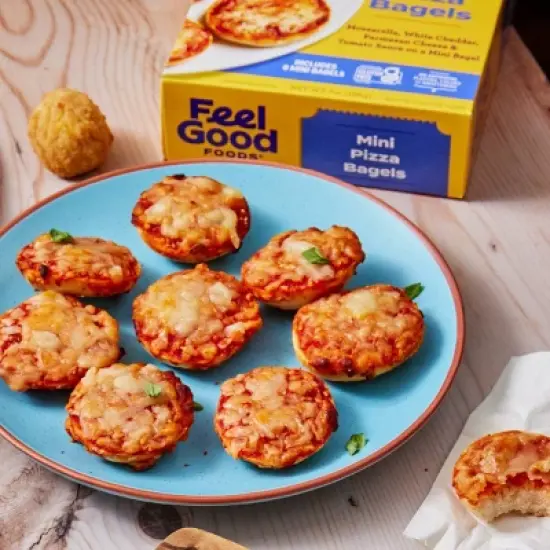 Feel Good Foods Gluten Free Frozen Pizza Bagels - 7oz image {3}