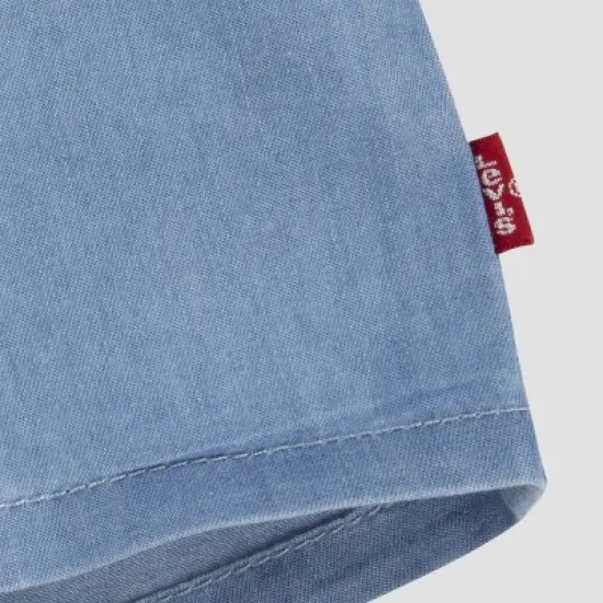 Levi's&reg; Toddler Girls' Flutter Sleeve Summerwind Denim Dress - Blue image {3}