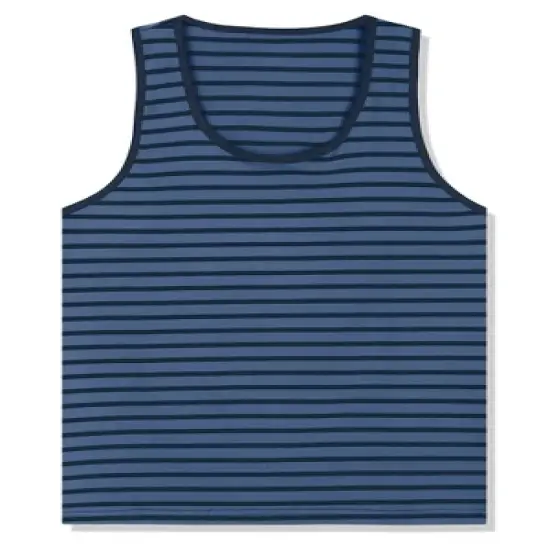 Lars Amadeus Men's Vest Round Neck Color Block Sleeveless Basic Tank Top image {8}