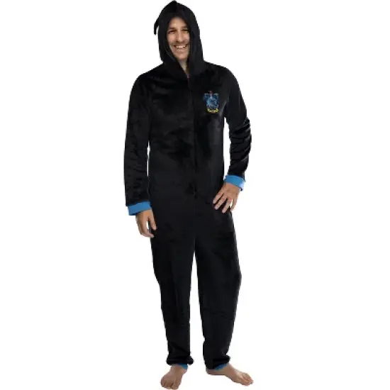 Harry Potter Adult Men's Hooded One-Piece Pajama Union Suit image {5}