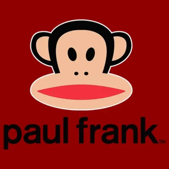 Women's Paul Frank Logo Julius Black T-Shirt image {1}