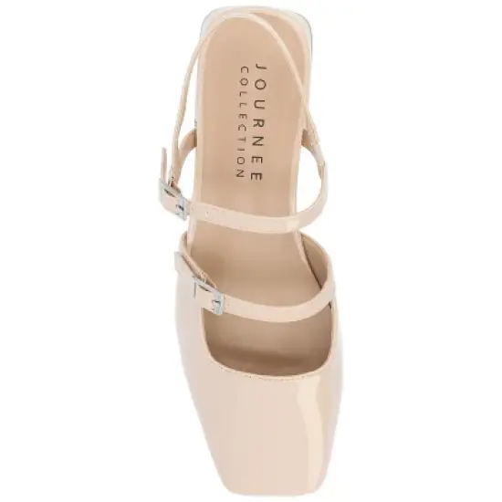 Journee Women's Gretchenn Wide Width Flats image {3}