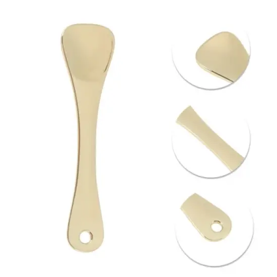 Unique Bargains Portable Hangable Mini Makeup Cosmetic Spoon 2 Pcs image {2}