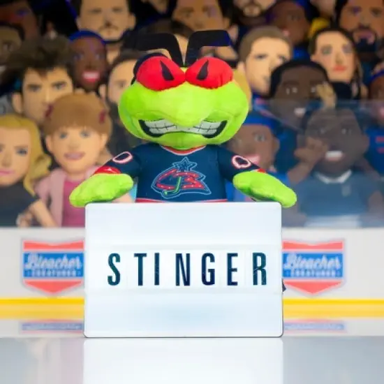 Bleacher Creatures Columbus Blue Jackets Stinger 10" Mascot Plush Figure (Throwback) image {1}